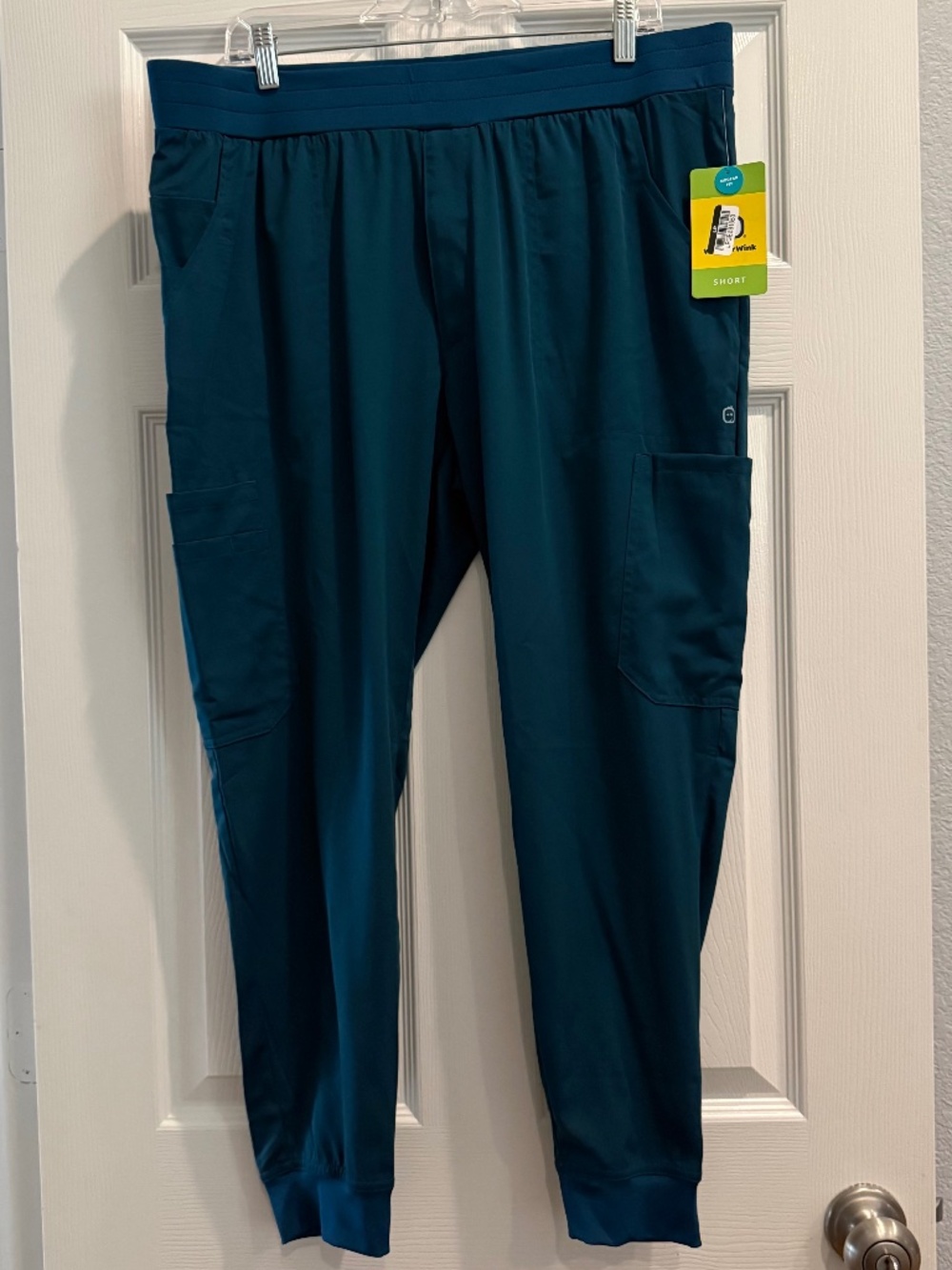 NWT Men's Size XL SHORT Wonder Wink Scrub Joggers Pants